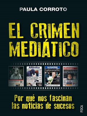 cover image of El crimen mediático